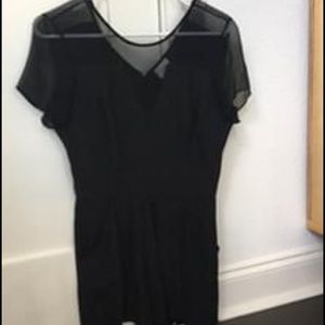 Parker black romper